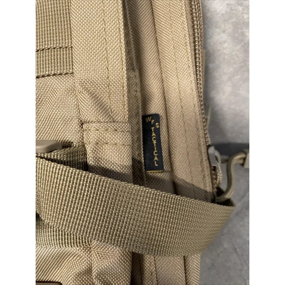 WFS Element Gear Tactical Backpack Tan Coyote Brown Hunting Bag Medium MOLLE